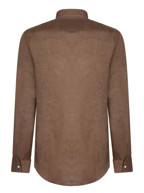 26SS 델 오글리오 셔츠 DARRENTEXA VI26 396 Brown - DELL'OGLIO
