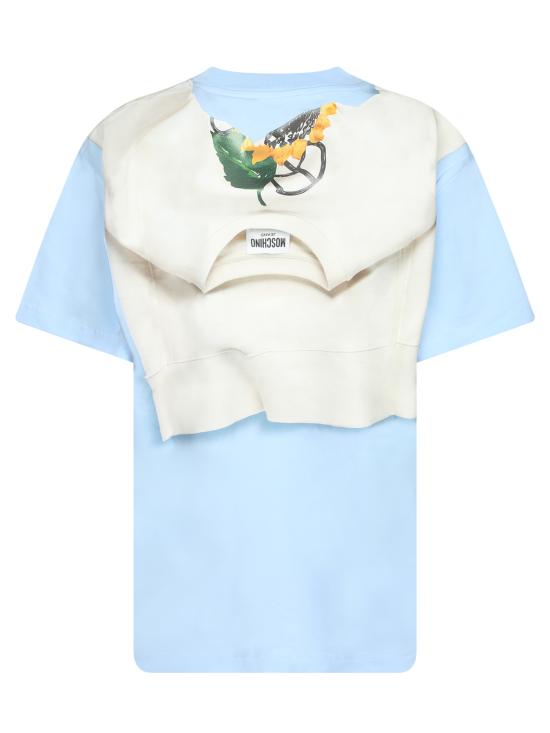 26SS 모스키노 탑 0705 3234 3888 Blue - MOSCHINO