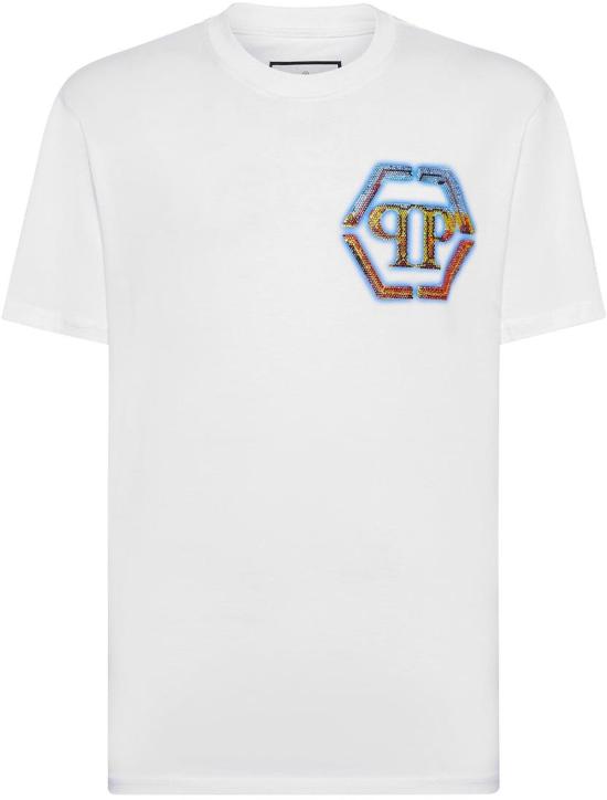  필립 플레인 반팔 티셔츠 FADCMTK7342PJY002N01 WHITE