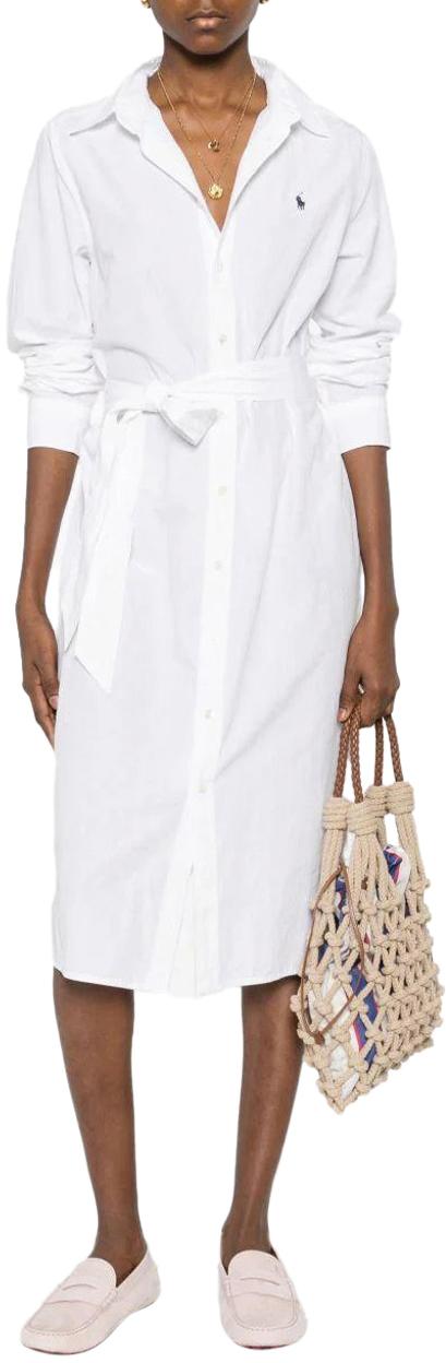 26SS 랄프 로렌 미디 원피스 211B18781001 WHITE - RALPH LAUREN
