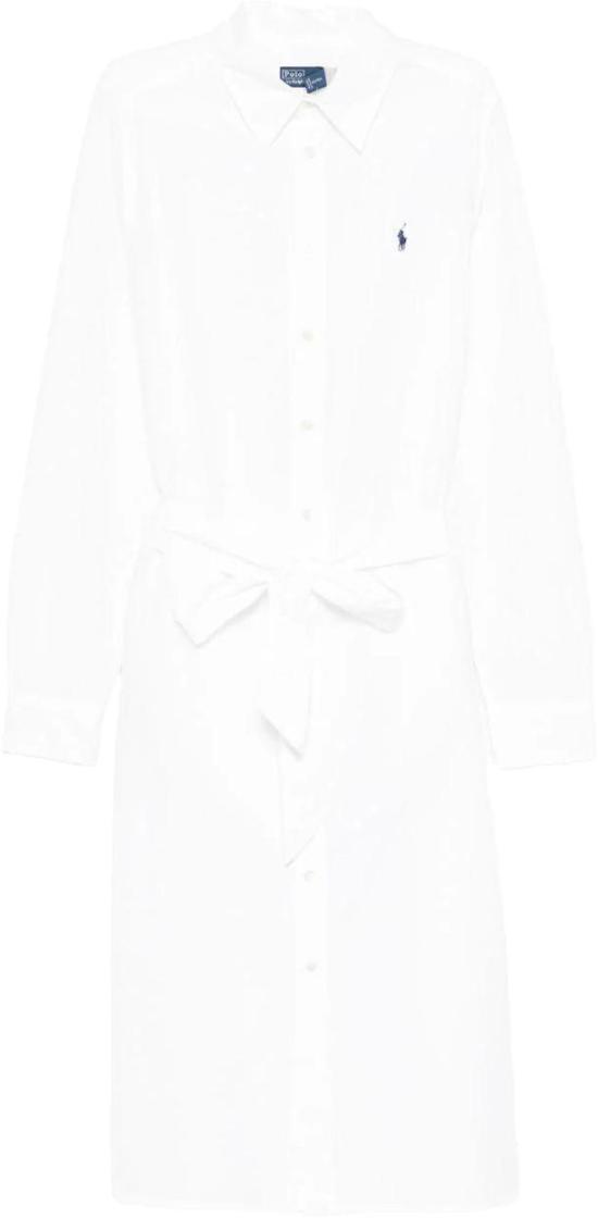 26SS 랄프 로렌 미디 스커트 211B18781001 WHITE