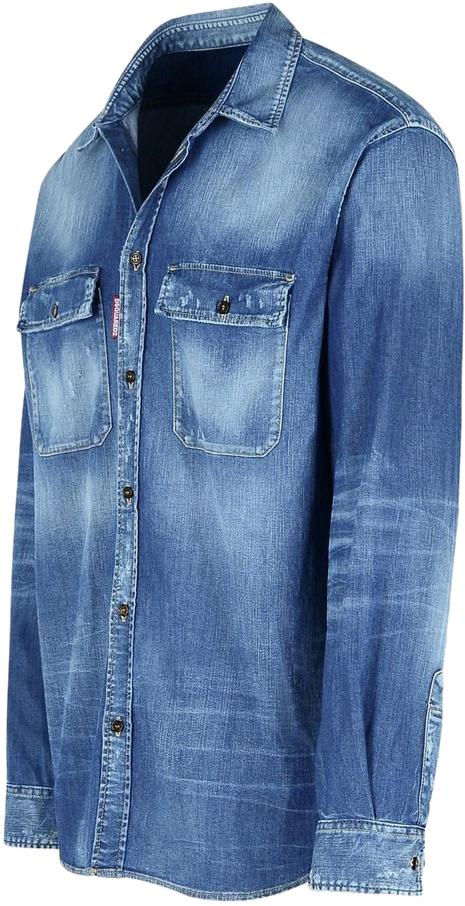 25SS 디스퀘어드2 탑 S74DM0904S30341470 BLUE - DSQUARED2
