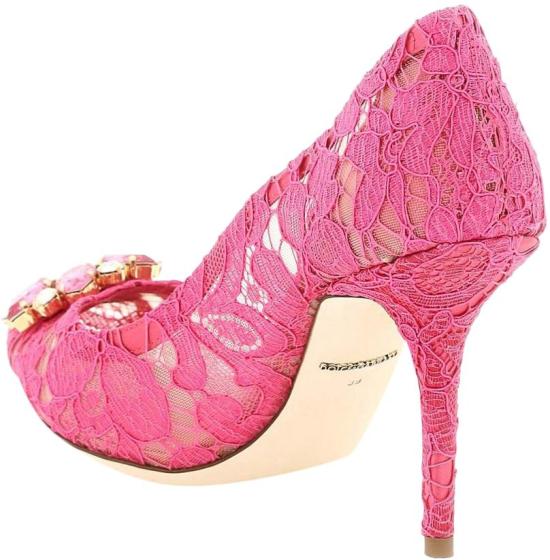  돌체앤가바나 Lace rainbow 펌프스 CD0066AL19880422 PINK - DOLCE & GABBANA