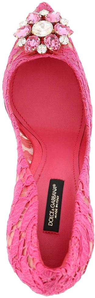  돌체앤가바나 Lace rainbow 펌프스 CD0066AL19880422 PINK - DOLCE & GABBANA