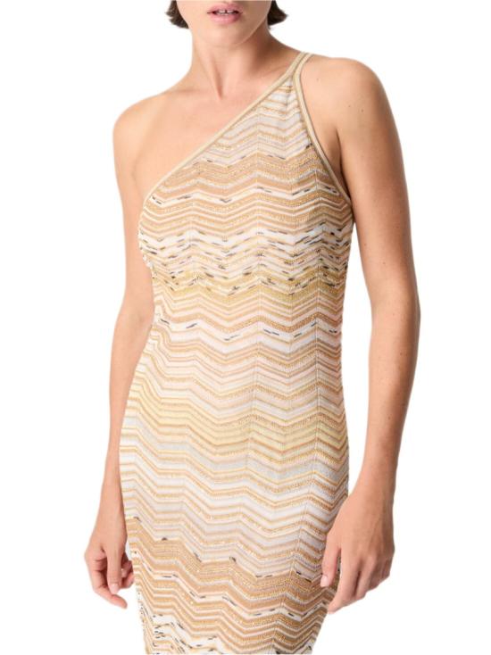 26SS 미소니 원피스 DS26SG1GBK01H9SM9ZU Gold - MISSONI