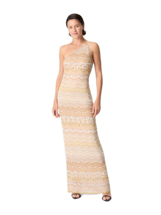 26SS 미소니 원피스 DS26SG1GBK01H9SM9ZU Gold - MISSONI
