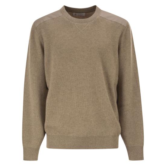 26FW 브루넬로 쿠치넬리 니트웨어 M22203900 BEIGE