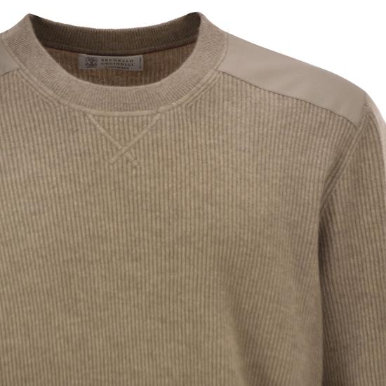 26FW 브루넬로 쿠치넬리 니트웨어 M22203900 BEIGE - BRUNELLO CUCINELLI