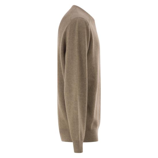 26FW 브루넬로 쿠치넬리 니트웨어 M22203900 BEIGE - BRUNELLO CUCINELLI