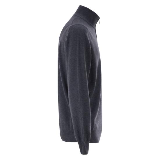  브루넬로 쿠치넬리 캐시미어 집업 니트 M2200124 AVIO - BRUNELLO CUCINELLI