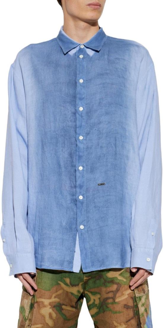 26SS 디스퀘어드2 데님 셔츠 S71DM0824D35294963 BLUE - DSQUARED2