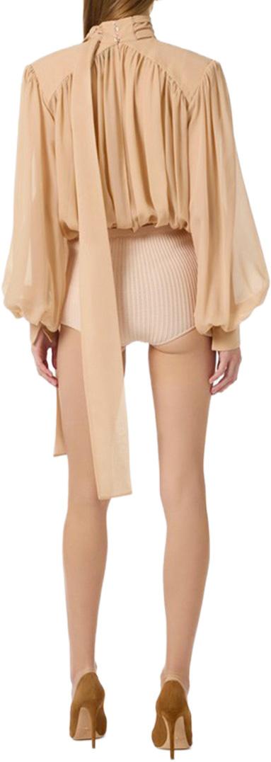 26SS 엘리자베타프랜치 탑 CB00663E2EA1 BEIGE - ELISABETTA FRANCHI