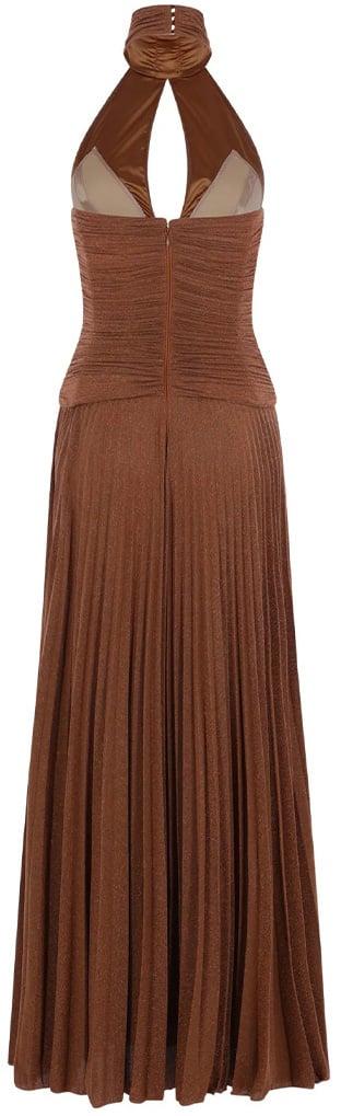 26SS 엘리자베타프랜치 롱 원피스 ABR1861E2600 BROWN - ELISABETTA FRANCHI