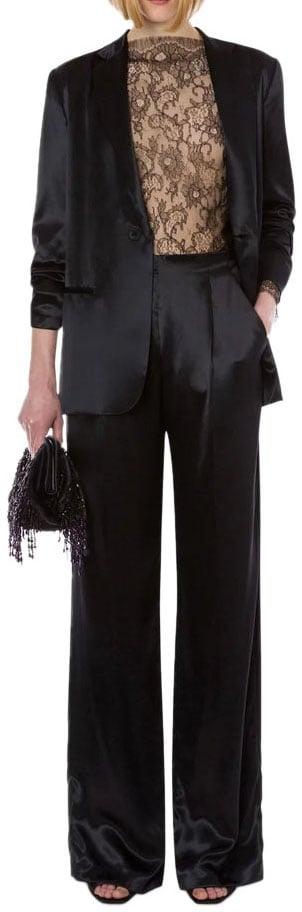 25FW 알베르타 페레티 수트 팬츠 A030966270555 BLACK - ALBERTA FERRETTI