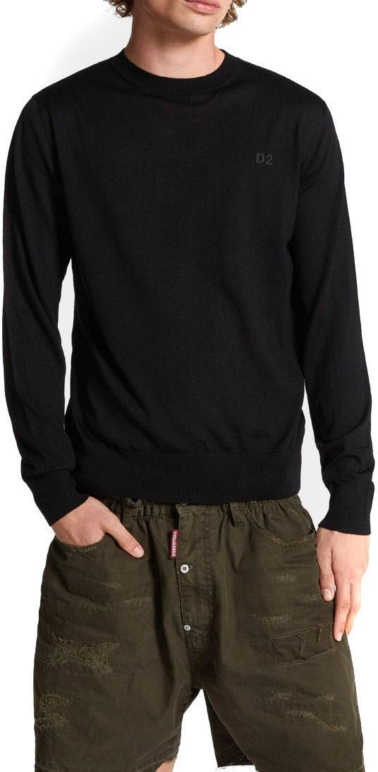 25FW 디스퀘어드2 스웨터 S74HA1442S18310900 BLACK - DSQUARED2