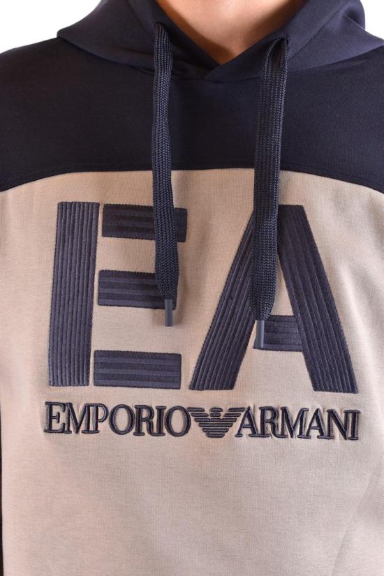  엠포리오 아르마니 후드 티셔츠 6L1MB11JHSZ0137 BEIGE - EMPORIO ARMANI