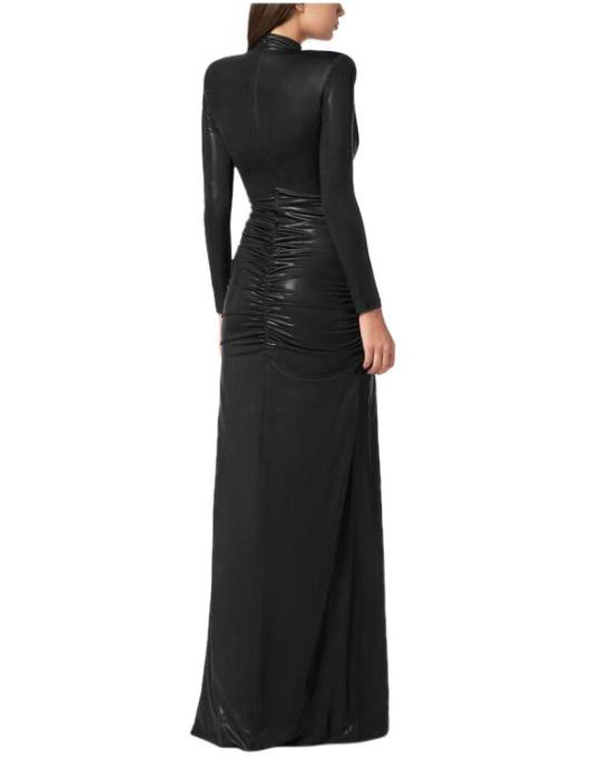 25SS 필립 플레인 롱 원피스 SAECWRG3332PJY002N02 BLACK - PHILIPP PLEIN