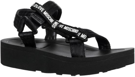  모스키노 샌들 JA16444I0IIX9000 BLACK - MOSCHINO