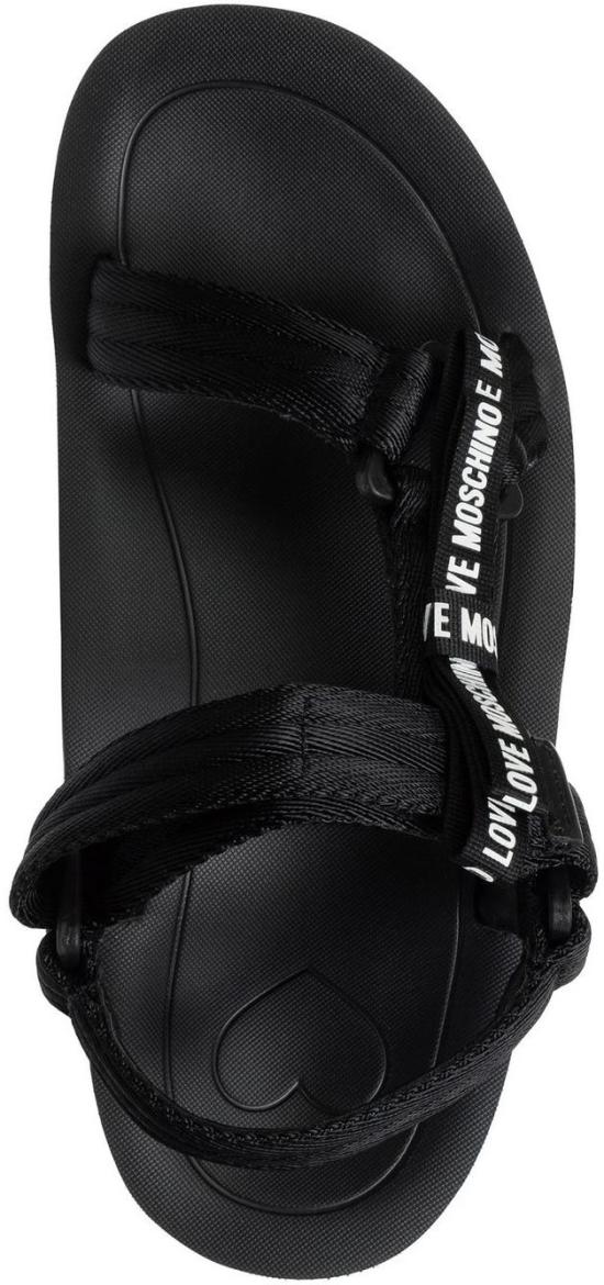 모스키노 샌들 JA16444I0IIX9000 BLACK - MOSCHINO