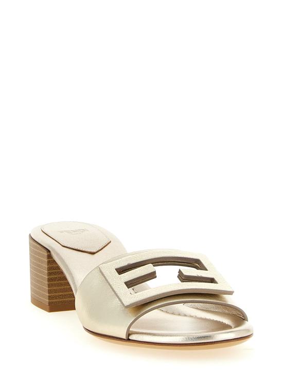 26FW 펜디 뮬/슬리퍼 8R8862 AY1R F0VF1 SILVER DOM - FENDI