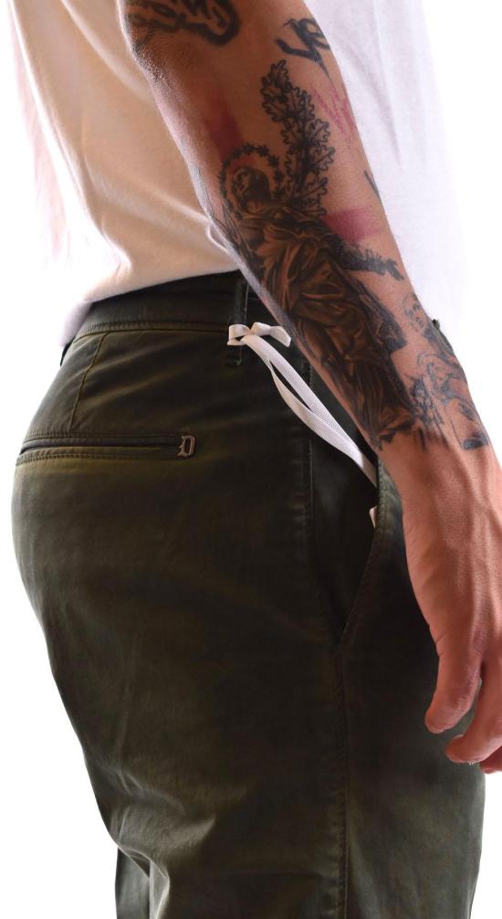  돈답 팬츠 UP570RSE036XBN9626 GREEN - DONDUP