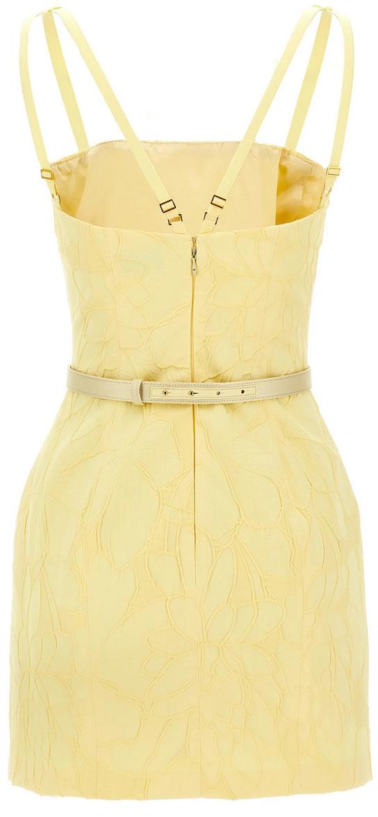 25SS 엘리자베타프랜치 숏 원피스 AB77952E2DC7 YELLOW - ELISABETTA FRANCHI