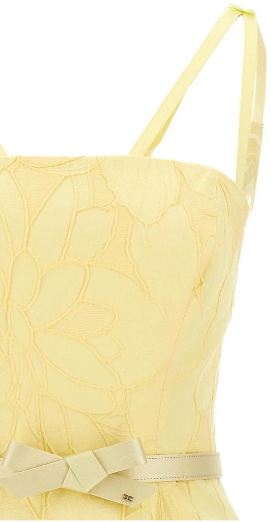 25SS 엘리자베타프랜치 숏 원피스 AB77952E2DC7 YELLOW - ELISABETTA FRANCHI