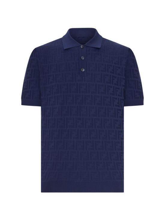 26FW 펜디 폴로 티셔츠 FZC162 AUW0 F0QA2 DARK BLUE DOM