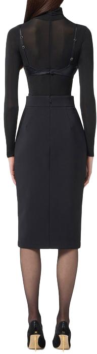 25FW 엘리자베타프랜치 미디 스커트 GO13456E2110 BLACK - ELISABETTA FRANCHI