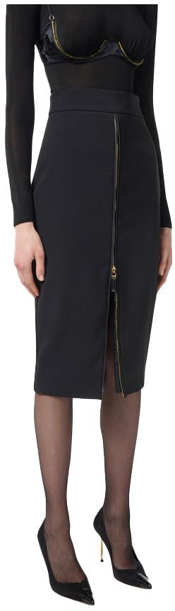25FW 엘리자베타프랜치 미디 스커트 GO13456E2110 BLACK - ELISABETTA FRANCHI