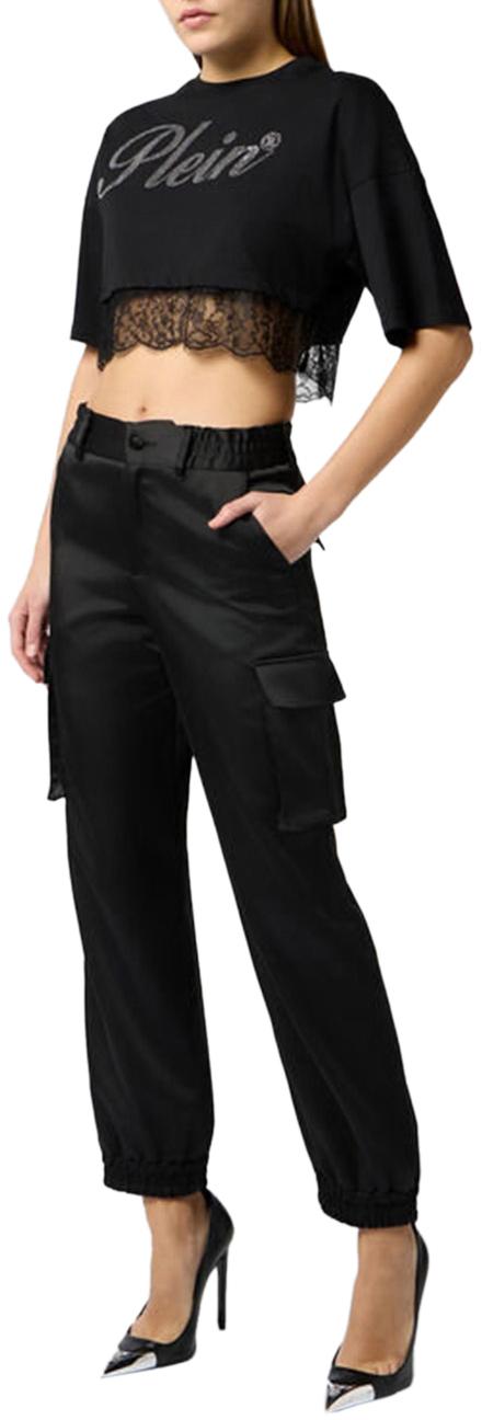 26SS 필립 플레인 탑 SAFCWTK3890PJY002N02 BLACK - PHILIPP PLEIN