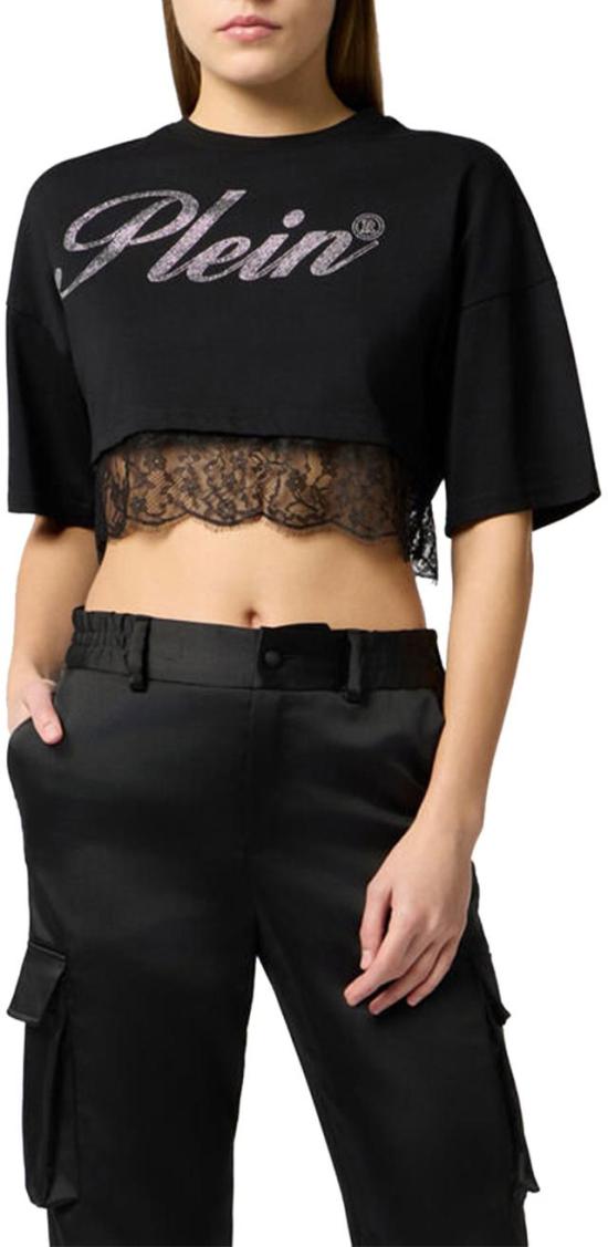 26SS 필립 플레인 탑 SAFCWTK3890PJY002N02 BLACK - PHILIPP PLEIN