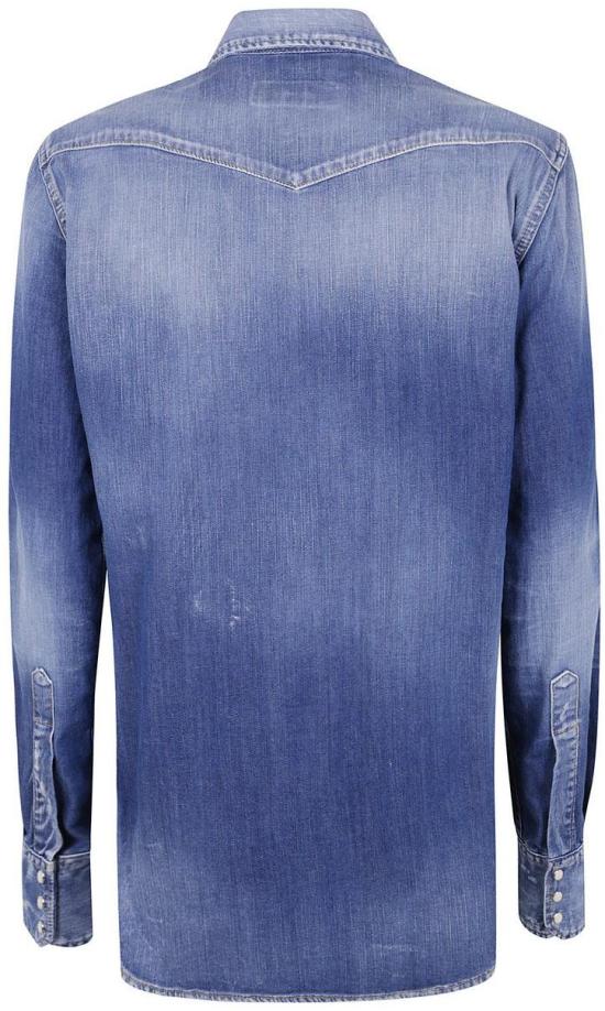 25SS 디스퀘어드2 데님 셔츠 S75DL0894S30341470 BLUE - DSQUARED2