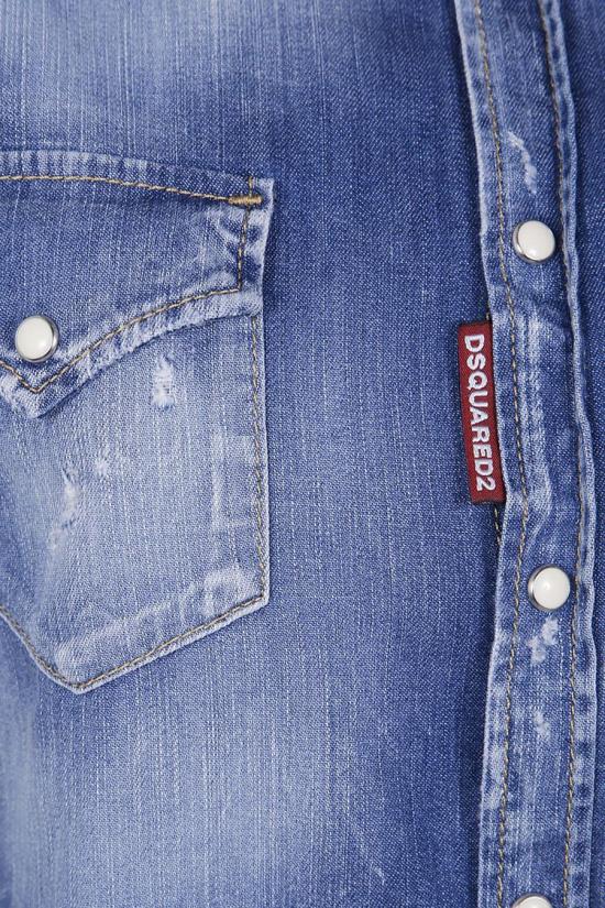 25SS 디스퀘어드2 데님 셔츠 S75DL0894S30341470 BLUE - DSQUARED2