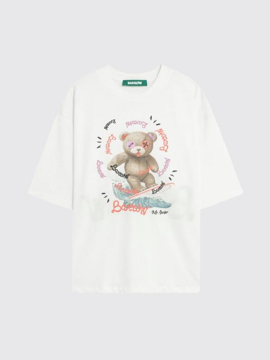 26SS 바로우 반팔 티셔츠 S6BWUATH078 412 White - BARROW