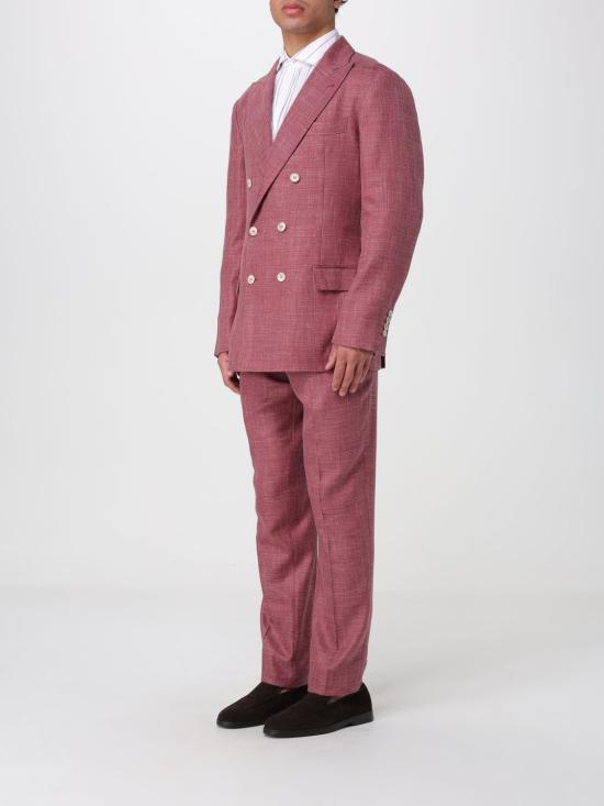 26SS 브루넬로 쿠치넬리 수트 세트 MZ401LDPH C001 Coral - BRUNELLO CUCINELLI