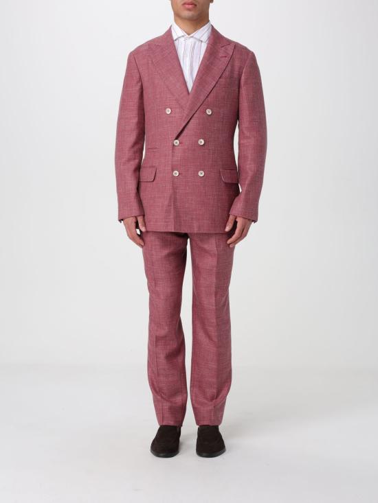 26SS 브루넬로 쿠치넬리 수트 세트 MZ401LDPH C001 Coral