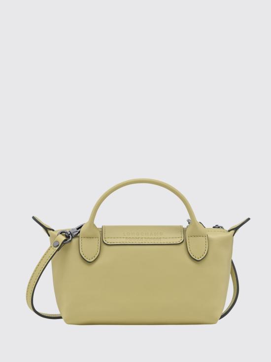 26SS 롱샴 르 플리아쥬 엑스트라 XS 레더 파우치 34205987 244 Yellow - LONGCHAMP