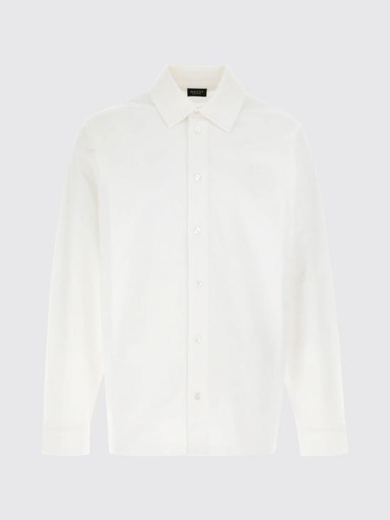 26SS 구찌 엠브로이더리 코튼 피케 셔츠 864621XJHTW 9000 White - GUCCI
