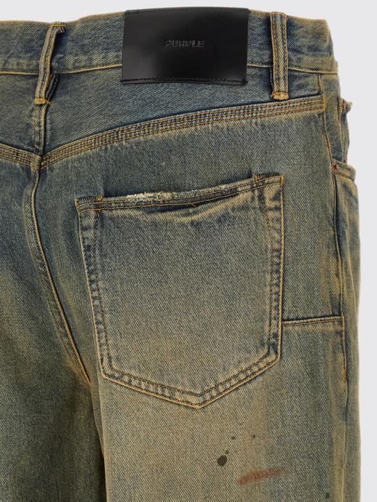 26FW 퍼플 브랜드 데님 팬츠 P011IORC526 LTINDIGO Yellow - PURPLE BRAND