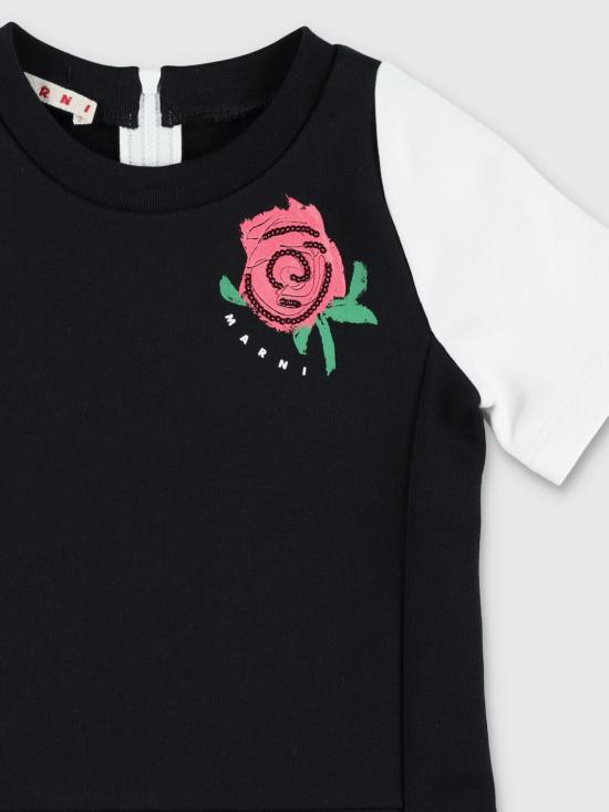 26SS [키즈] 마르니 원피스 M01673M00V1 0M900 Black - MARNI