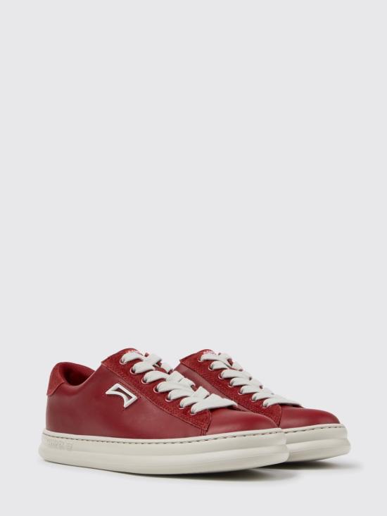 26SS 캠퍼 러너 레더 누벅 스니커즈 K201855 013 RUNNER 0 Burgundy - CAMPER