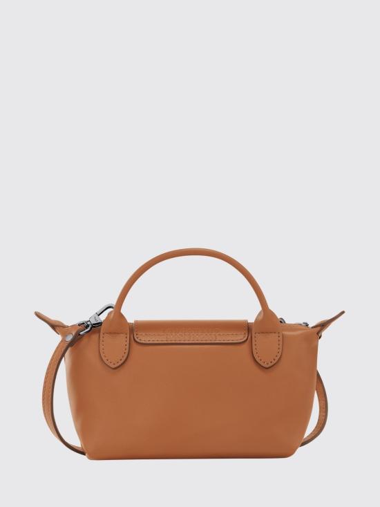 26SS 롱샴 르 플리아쥬 엑스트라 XS 레더 파우치 34205987 M19 Hazel - LONGCHAMP