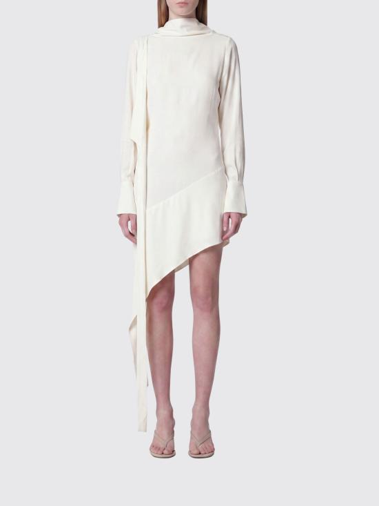 26SS 프란체스코 무라노 롱 원피스 DR562T03 300 White
