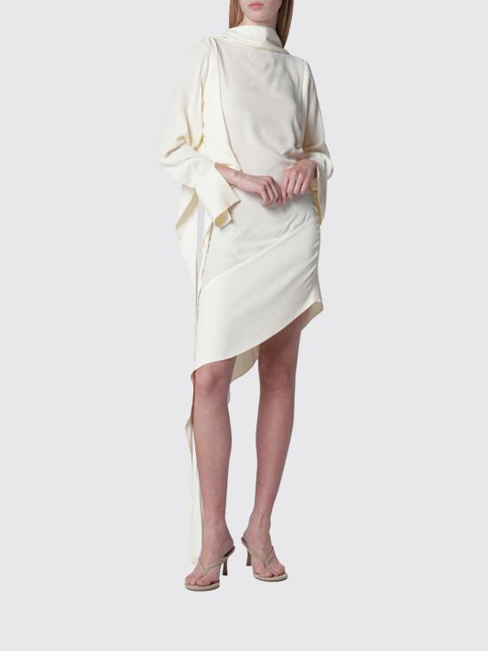 26SS 프란체스코 무라노 롱 원피스 DR562T03 300 White - FRANCESCO MURANO