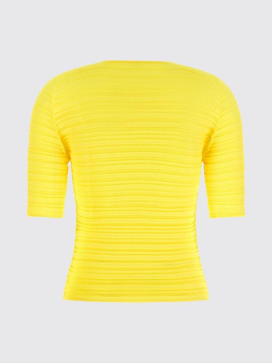 26SS 이세이 미야케 스웨터 IM66FJ656 50 Yellow - ISSEY MIYAKE