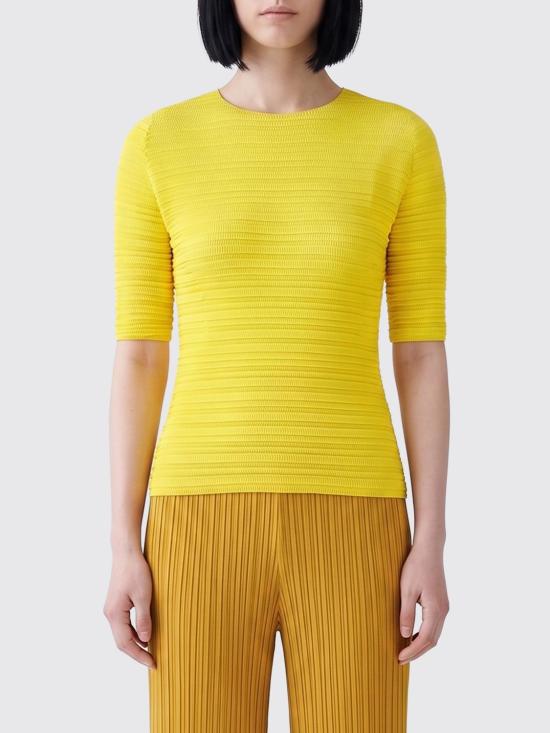 26SS 이세이 미야케 스웨터 IM66FJ656 50 Yellow