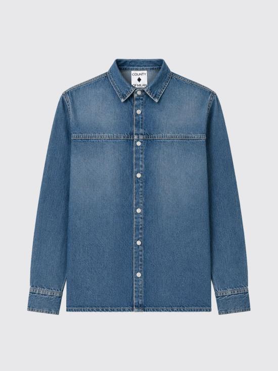 26SS 컨트리 오브 밀란 데님 셔츠 S6CMMASI080 126 Denim - COUNTY OF MILAN