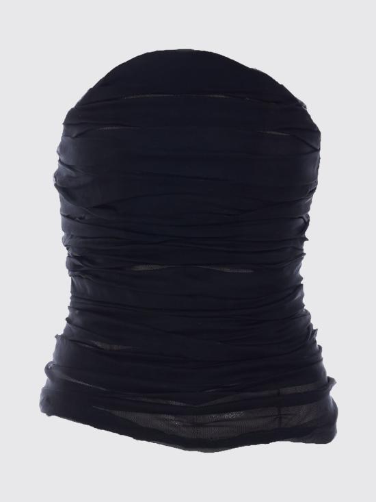 26SS 발렌시아가 탑 872530TUN28 1000 Black - BALENCIAGA
