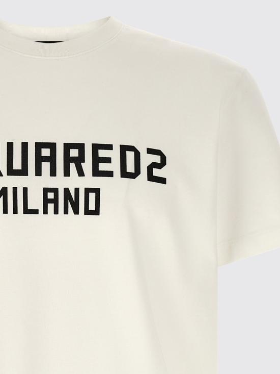 26FW 디스퀘어드2 밀라노 쿨핏 티셔츠 S74GD1520D20106 100 White - DSQUARED2
